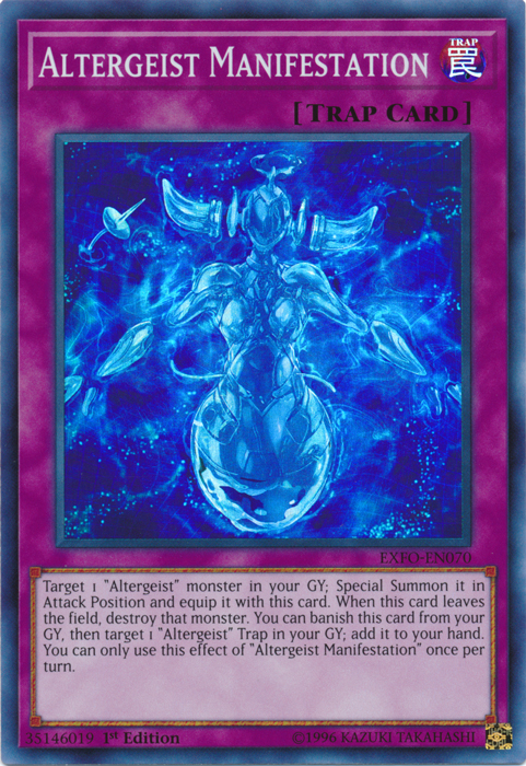 Altergeist Manifestation [EXFO-EN070] Super Rare Yu-Gi-Oh!