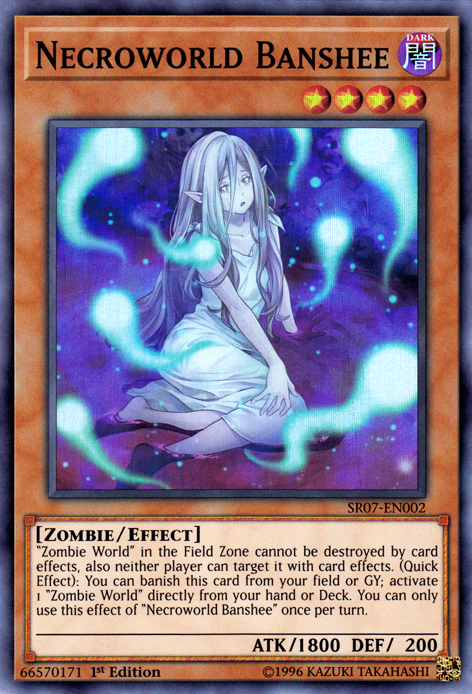 Necroworld Banshee [SR07-EN002] Super Rare Yu-Gi-Oh!