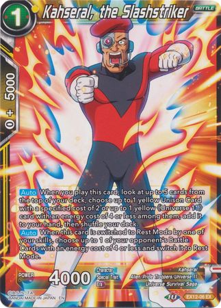 Kahseral, the Slashstriker (EX12-06) [Universe 11 Unison] Dragon Ball Super
