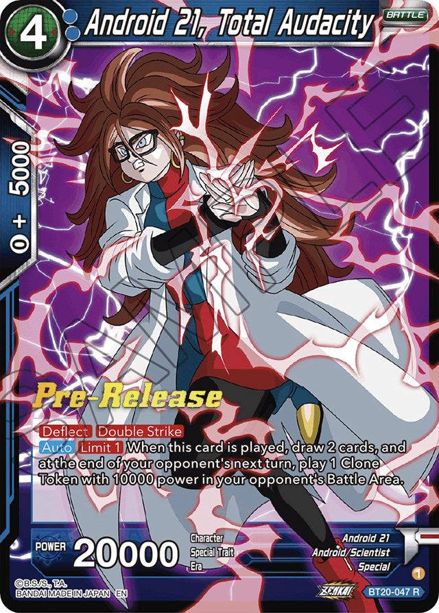 Android 21, Total Audacity (BT20-047) [Power Absorbed Prerelease Promos] Dragon Ball Super