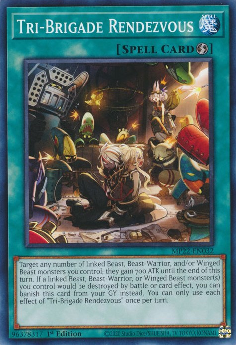 Tri-Brigade Rendezvous [MP22-EN032] Common Yu-Gi-Oh!