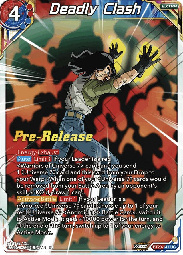 Deadly Clash (BT20-141) [Power Absorbed Prerelease Promos] Dragon Ball Super