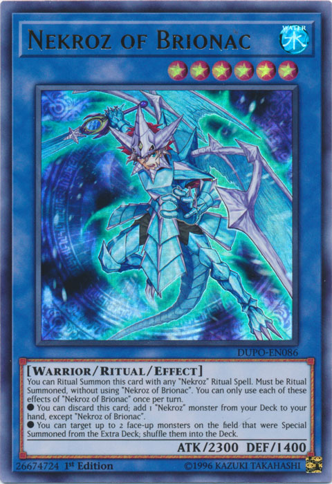 Nekroz of Brionac [DUPO-EN086] Ultra Rare Yu-Gi-Oh!