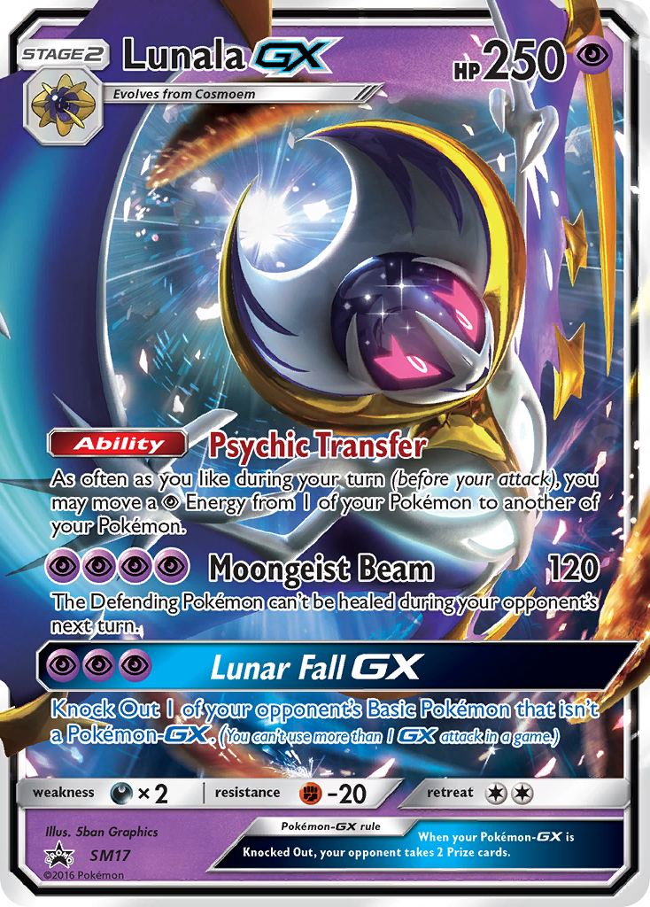 Lunala GX (SM17) [Sun & Moon: Black Star Promos] Pokémon