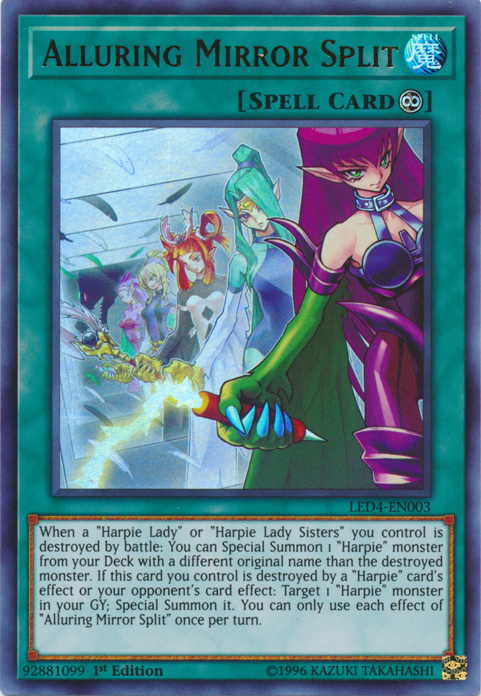 Alluring Mirror Split [LED4-EN003] Ultra Rare Yu-Gi-Oh!