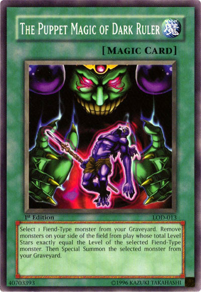 The Puppet Magic of Dark Ruler [LOD-013] Common Yu-Gi-Oh!