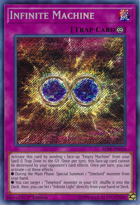 Infinite Machine [BLRR-EN028] Secret Rare Yu-Gi-Oh!