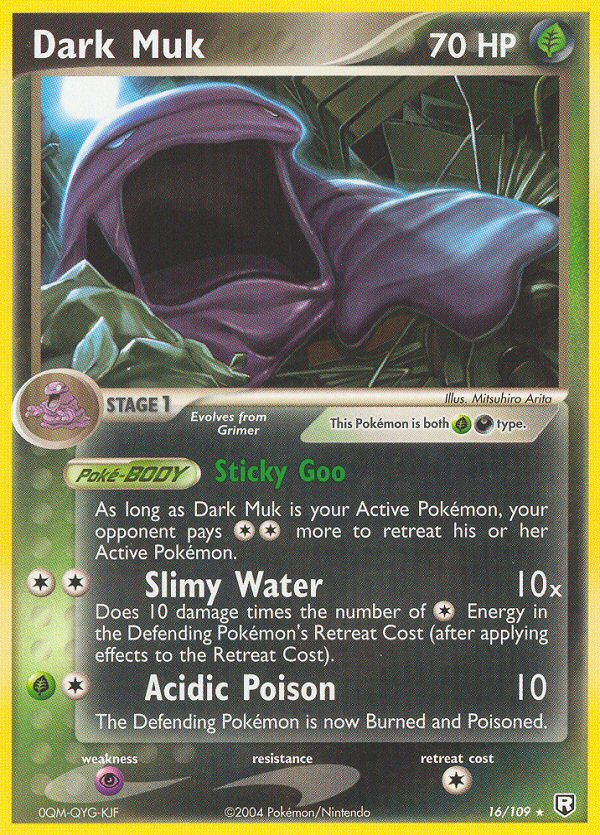 Dark Muk (16/109) [EX: Team Rocket Returns] Pokémon