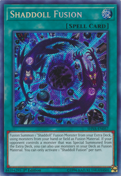 Shaddoll Fusion [SHVA-EN057] Secret Rare Yu-Gi-Oh!