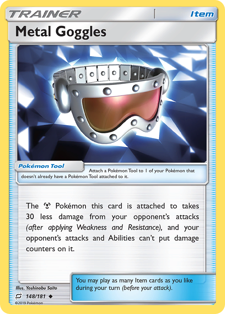 Metal Goggles (148/181) [Sun & Moon: Team Up] Pokémon