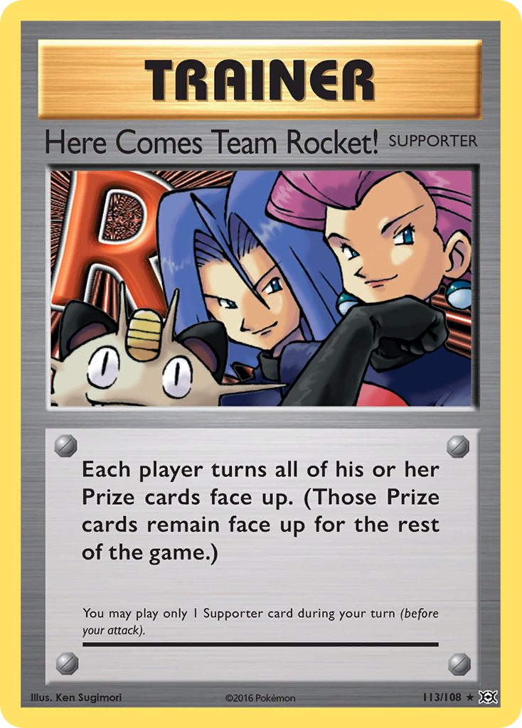 Here Comes Team Rocket! (113/108) [XY: Evolutions] Pokémon