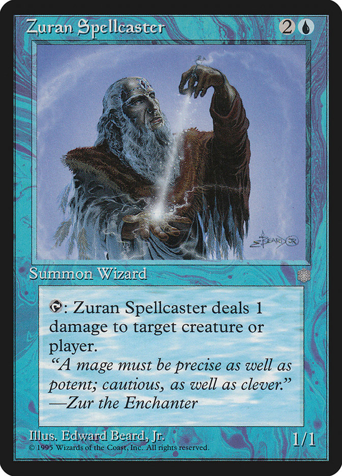 Zuran Spellcaster [Ice Age] Magic: The Gathering