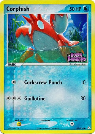 Corphish (62/110) (Stamped) [EX: Holon Phantoms] Pokémon