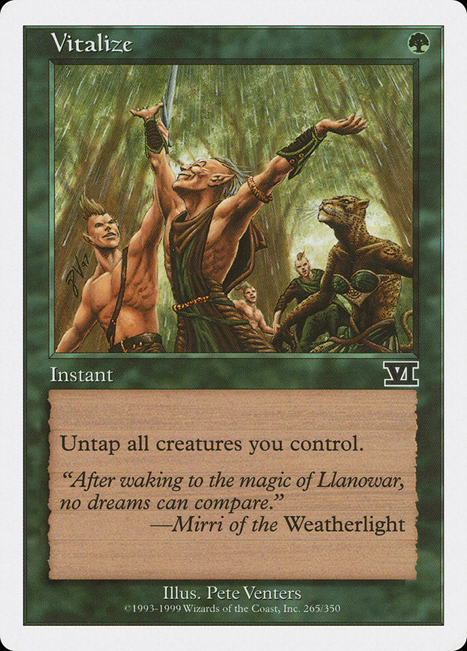 Vitalize [Classic Sixth Edition] Magic: The Gathering