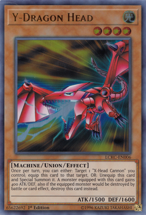 Y-Dragon Head [LCKC-EN006] Ultra Rare Yu-Gi-Oh!