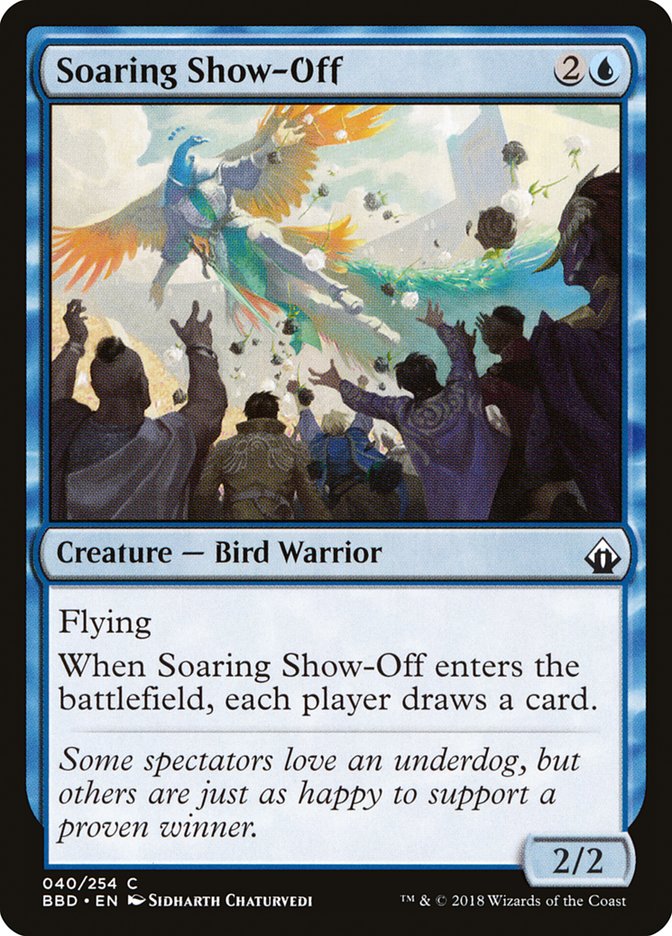 Soaring Show-Off [Battlebond] Magic: The Gathering