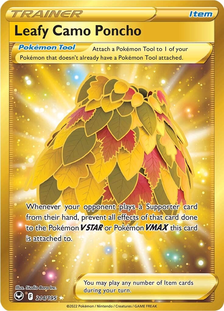 Leafy Camo Poncho (214/195) [Sword & Shield: Silver Tempest] Pokémon