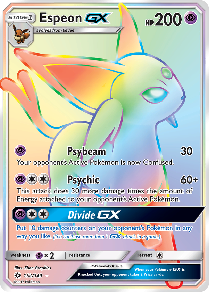 Espeon GX (152/149) [Sun & Moon: Base Set] Pokémon