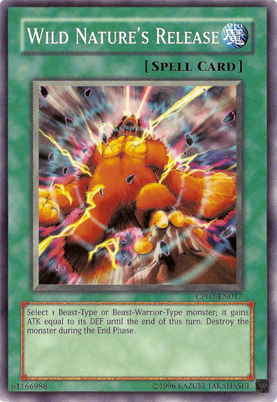 Wild Nature's Release [CP03-EN017] Common Yu-Gi-Oh!