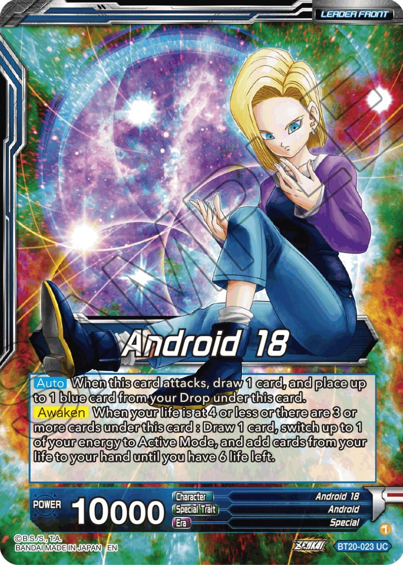 Android 18 // Android 18, Impenetrable Rushdown (BT20-023) [Power Absorbed Prerelease Promos] Dragon Ball Super