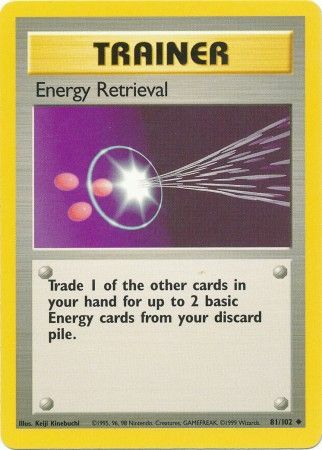 Energy Retrieval (81/102) [Base Set Unlimited] Pokémon