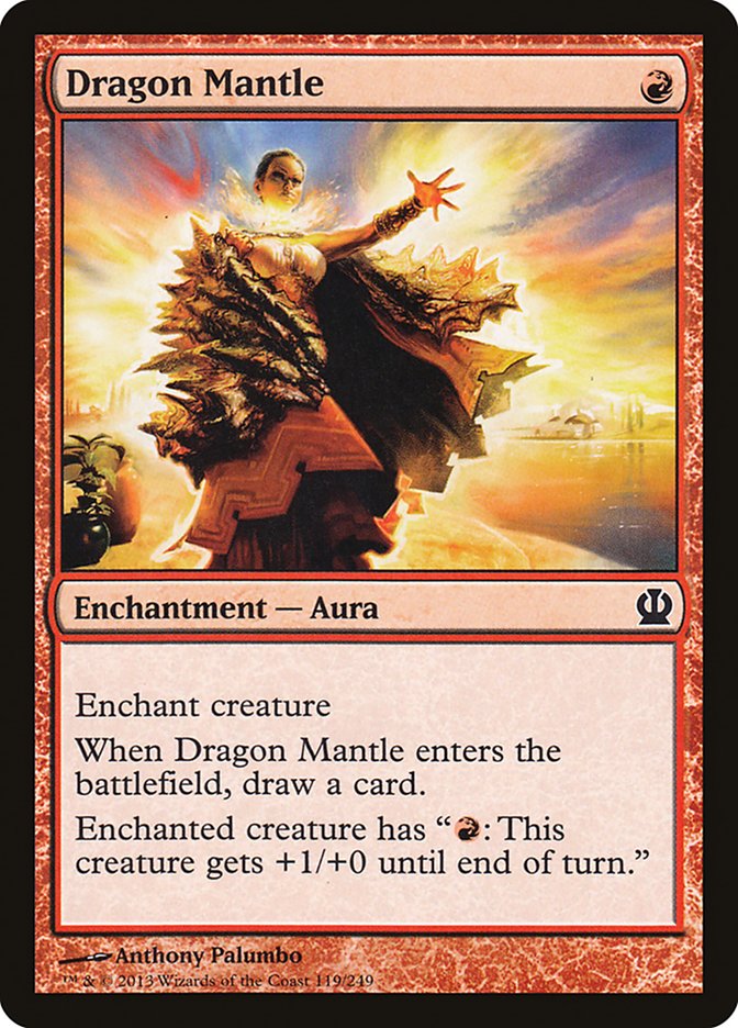 Dragon Mantle [Theros] Magic: The Gathering
