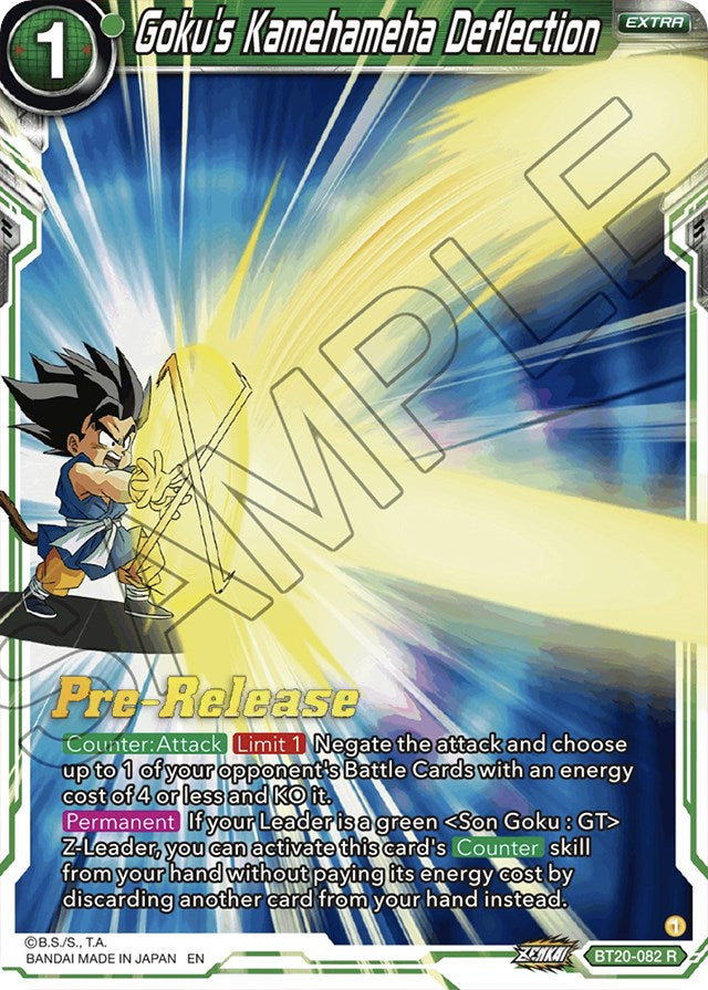 Goku's Kamehameha Deflection (BT20-082) [Power Absorbed Prerelease Promos] Dragon Ball Super