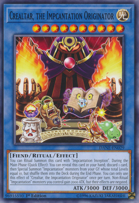 Crealtar, the Impcantation Originator [DANE-EN029] Common Yu-Gi-Oh!