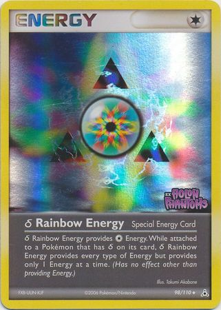 Rainbow Energy (98/110) (Delta Species) (Stamped) [EX: Holon Phantoms] Pokémon