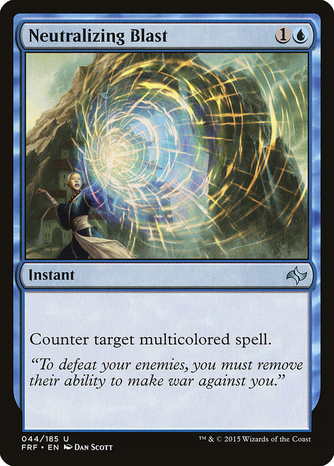 Neutralizing Blast [Fate Reforged] Magic: The Gathering