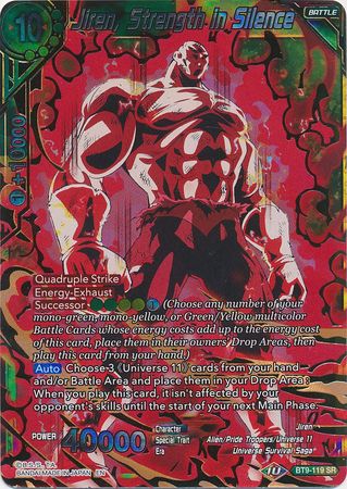 Jiren, Strength in Silence (BT9-119) [Universal Onslaught] Dragon Ball Super