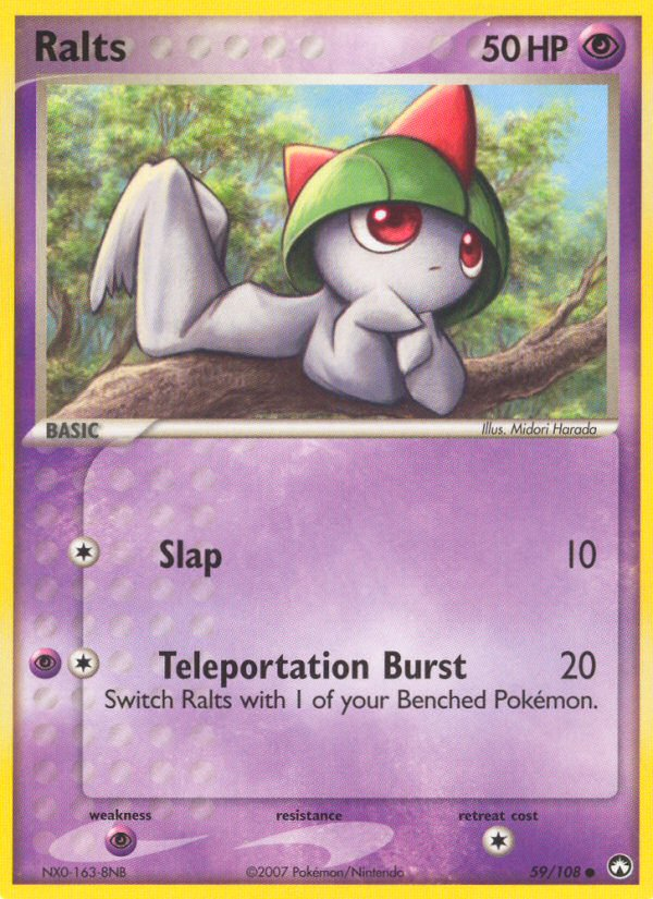 Ralts (59/108) [EX: Power Keepers] Pokémon