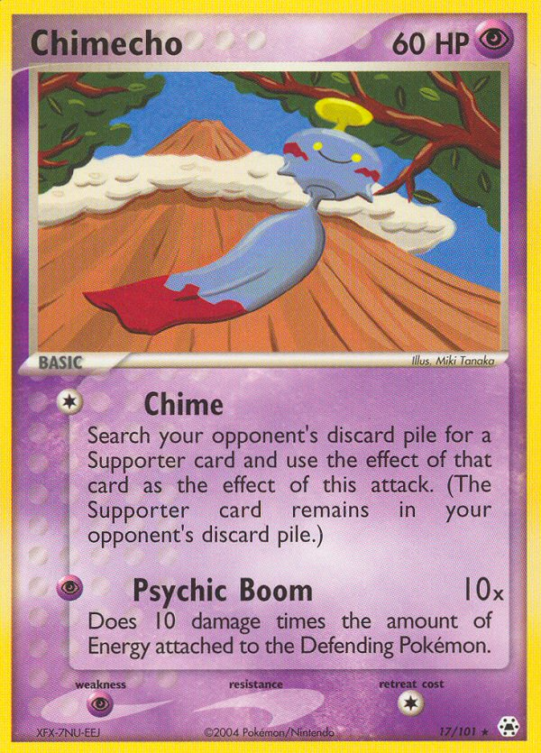 Chimecho (17/101) [EX: Hidden Legends] Pokémon