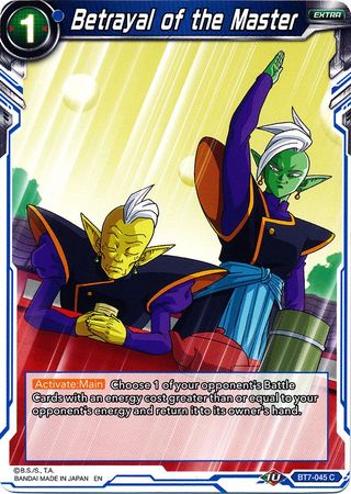 Betrayal of the Master (BT7-045) [Assault of the Saiyans] Dragon Ball Super