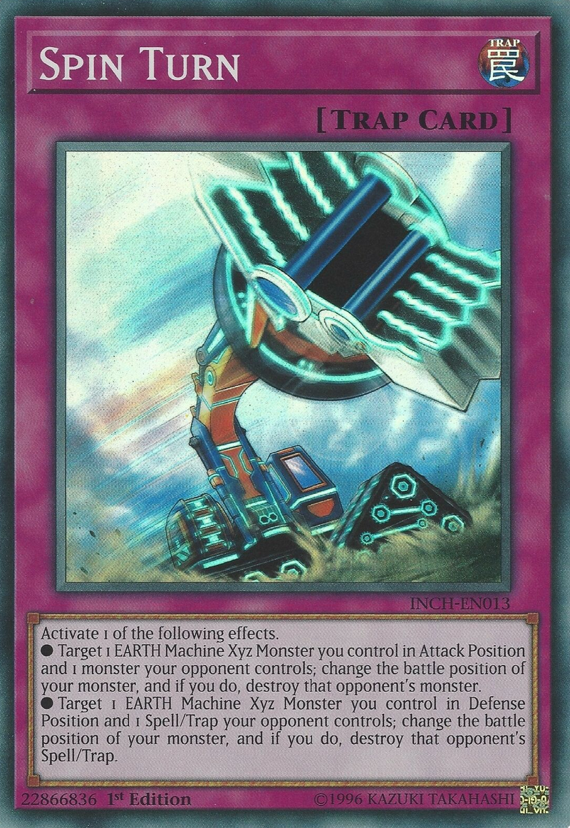 Spin Turn [INCH-EN013] Super Rare Yu-Gi-Oh!