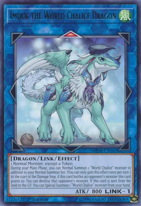 Imduk the World Chalice Dragon [MP18-EN066] Rare Yu-Gi-Oh!