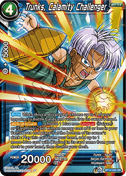 Trunks, Calamity Challenger (BT14-045) [Cross Spirits] Dragon Ball Super