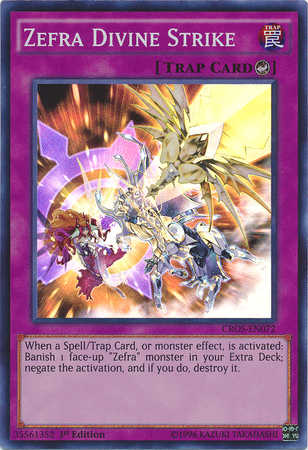 Zefra Divine Strike [CROS-EN072] Super Rare Yu-Gi-Oh!