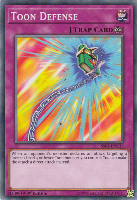 Toon Defense [SS01-ENC15] Common Yu-Gi-Oh!