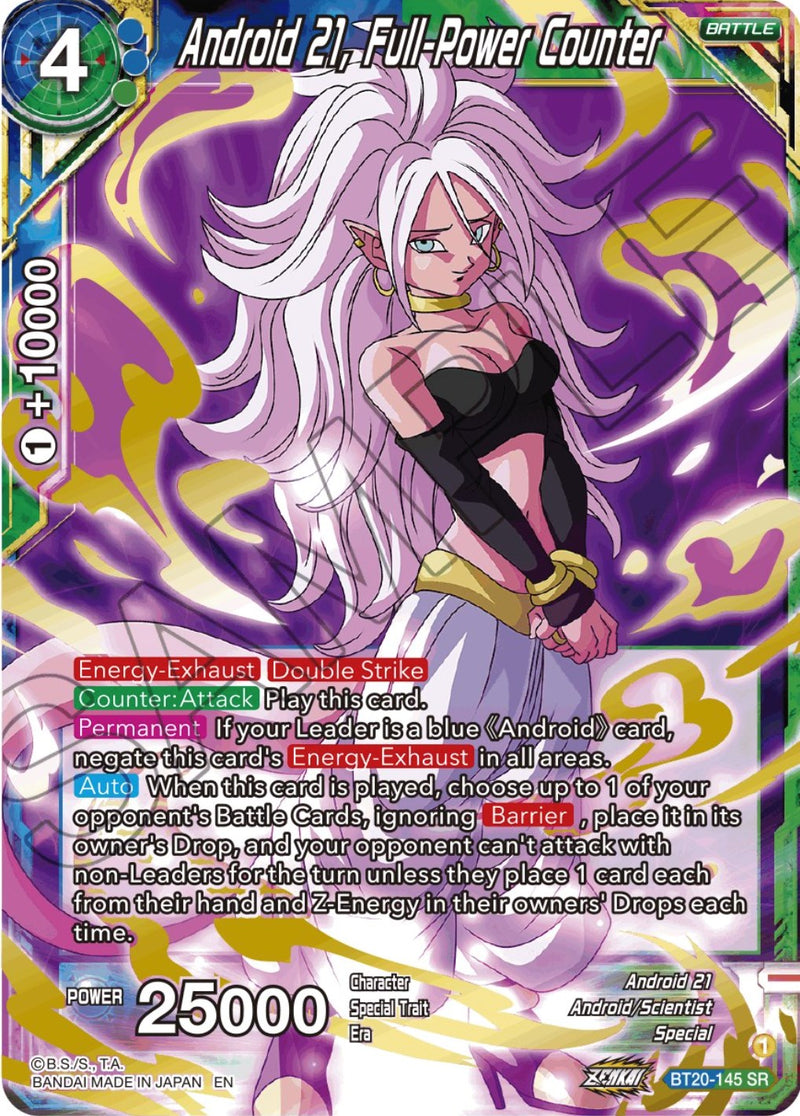 Android 21, Full-Power Counter (BT20-145) [Power Absorbed] Dragon Ball Super