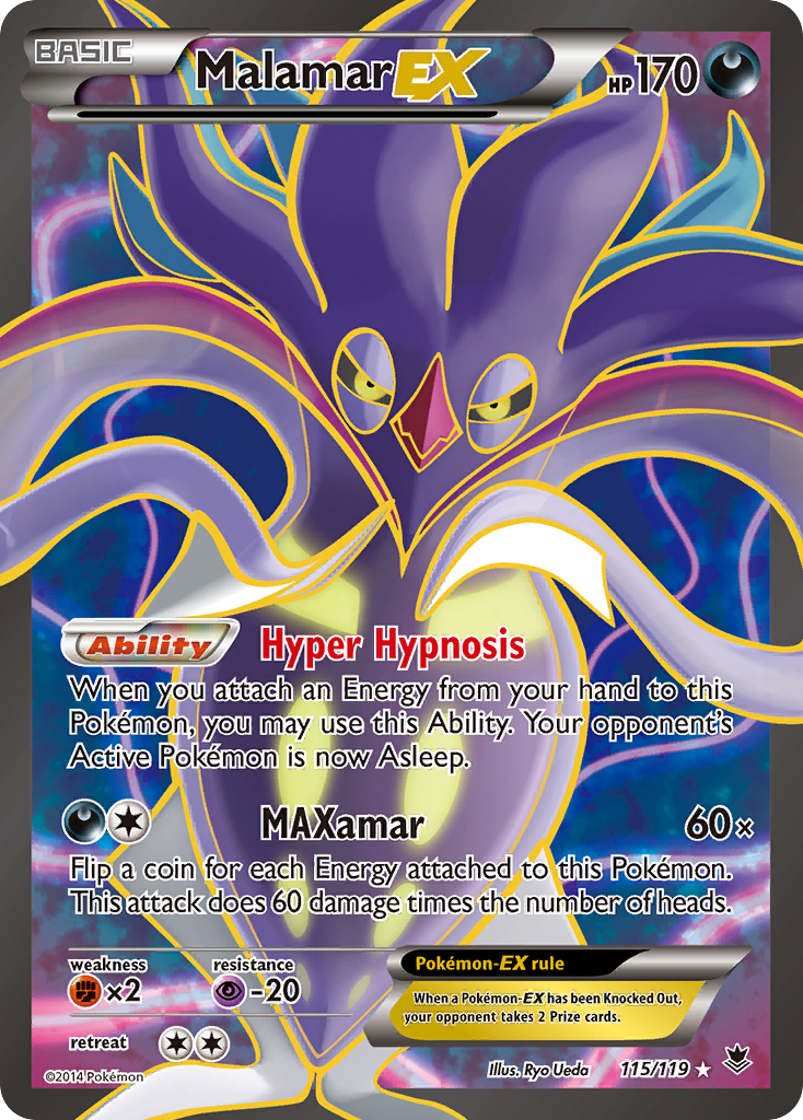 Malamar EX (115/119) [XY: Phantom Forces] Pokémon