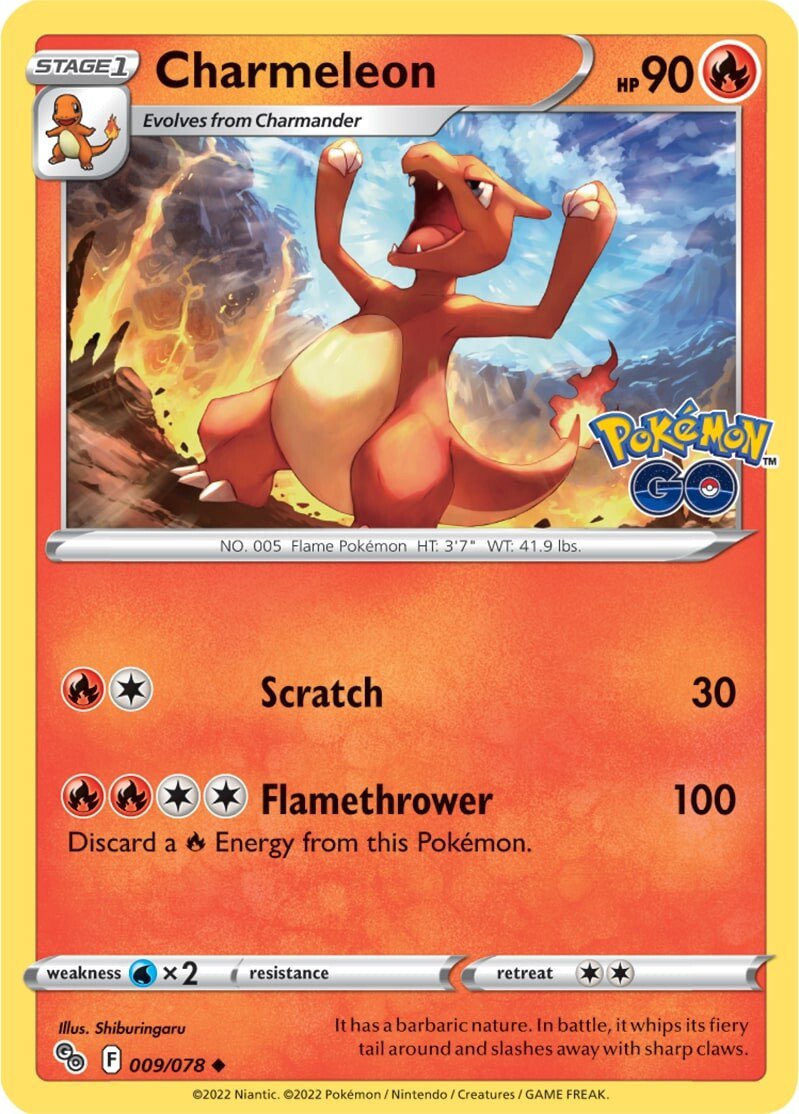 Charmeleon (009/078) [Pokémon GO] Pokémon