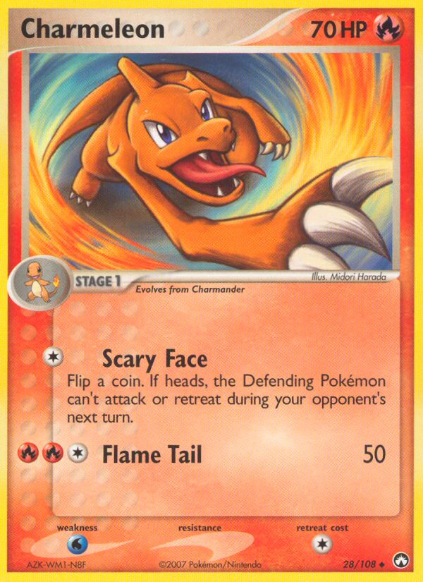 Charmeleon (28/108) [EX: Power Keepers] Pokémon