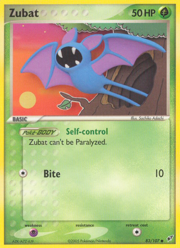 Zubat (83/107) [EX: Deoxys] Pokémon