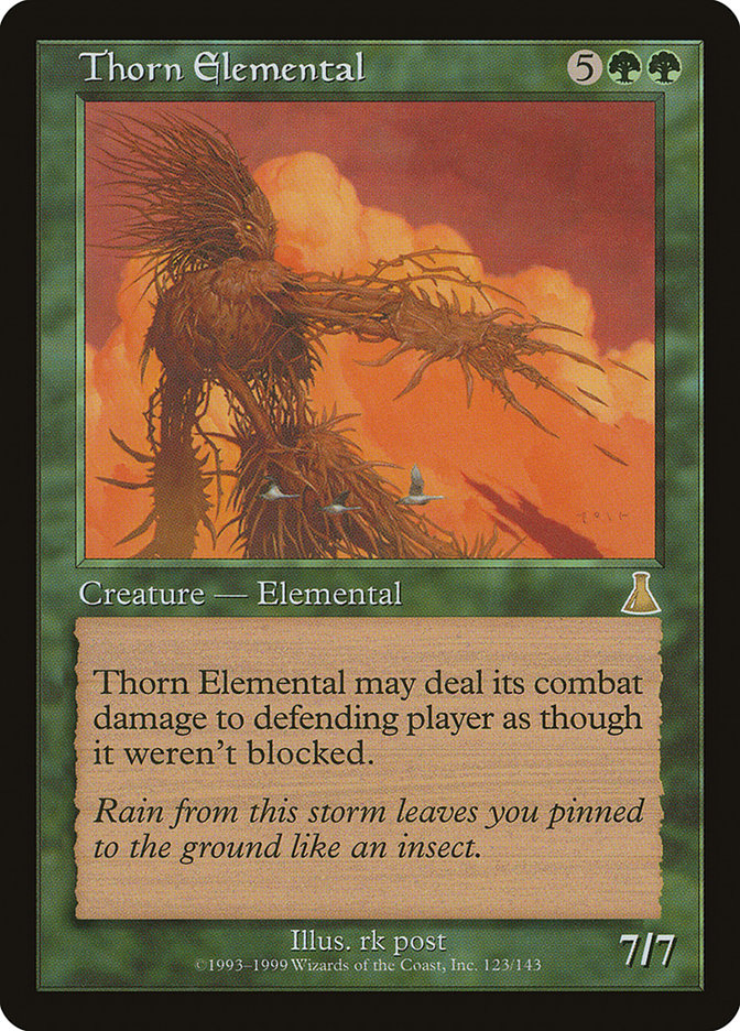 Thorn Elemental [Urza's Destiny] Magic: The Gathering