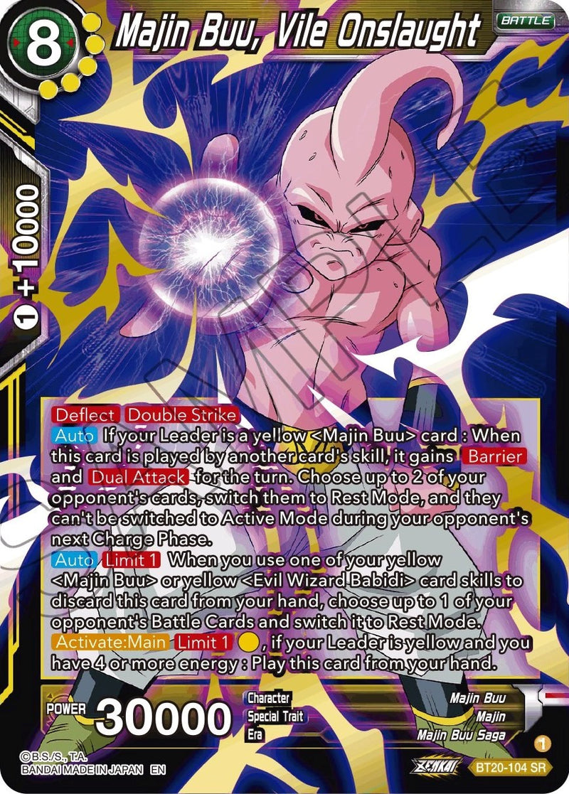 Majin Buu, Vile Onslaught (BT20-104) [Power Absorbed] Dragon Ball Super