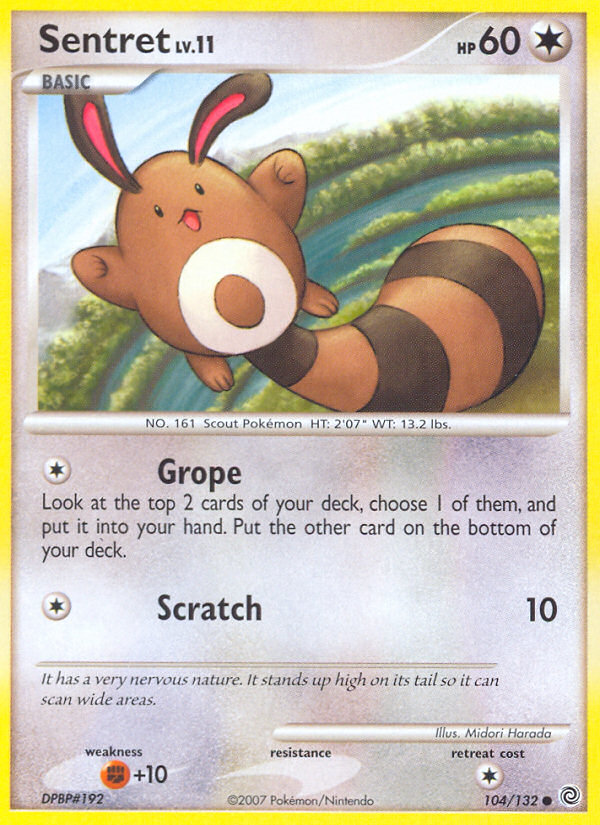 Sentret (104/132) [Diamond & Pearl: Secret Wonders] Pokémon