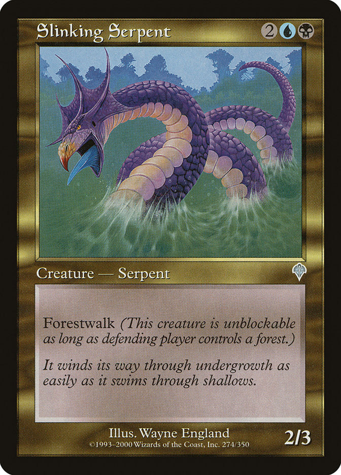 Slinking Serpent [Invasion] Magic: The Gathering