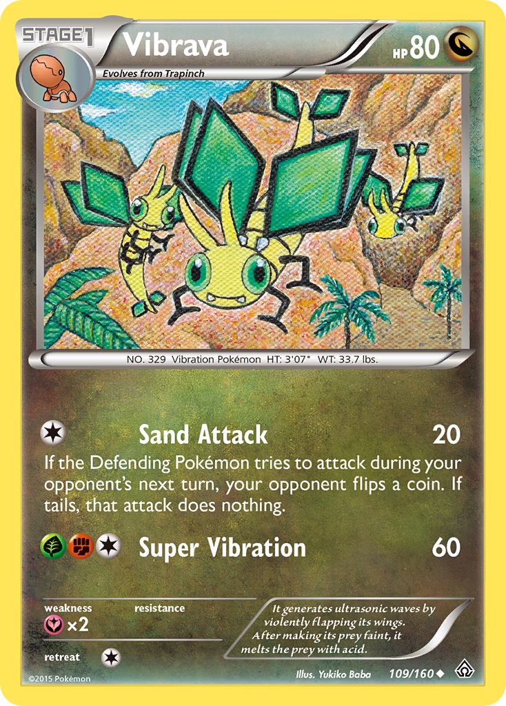 Vibrava (109/160) [XY: Primal Clash] Pokémon
