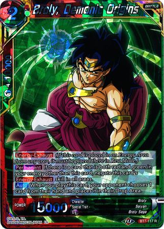 Broly, Demonic Origins (BT7-117) [Assault of the Saiyans] Dragon Ball Super